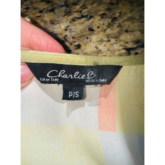 Charlie B Printed Tiered Maxi Patchwork Mosaic Multicolor Resort Travel Summer - Picture 8 of 9